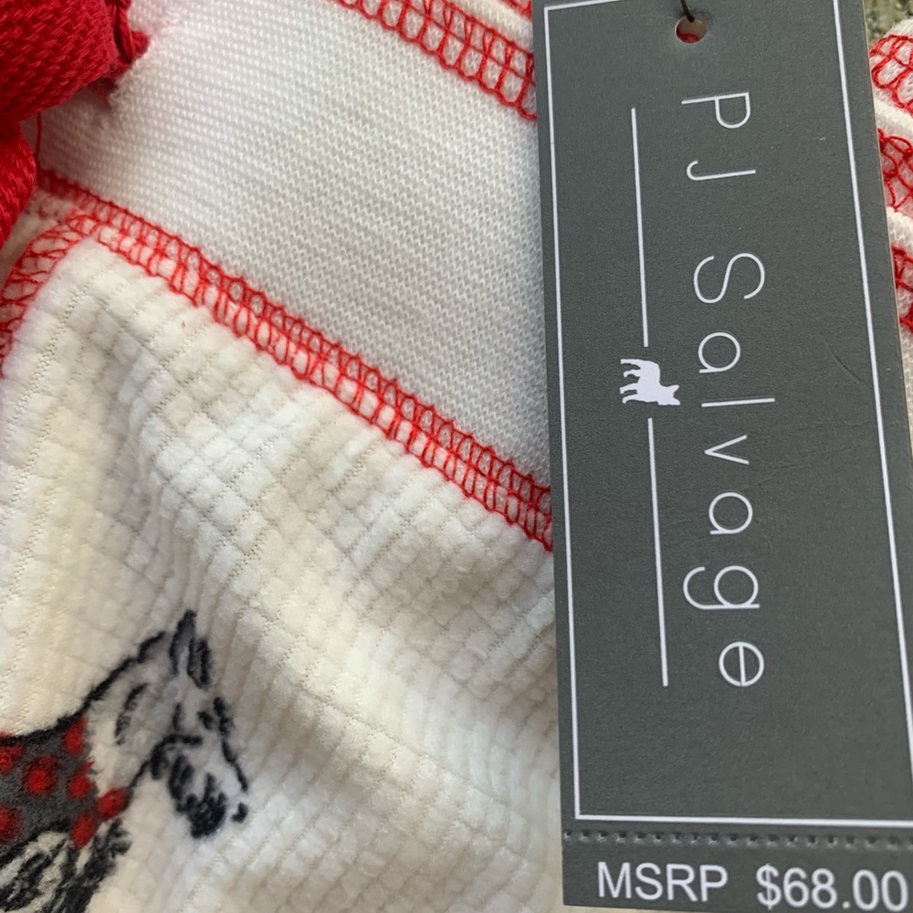 PJ Salvage Christmas Dog Joggers Pajama Pant - Picture 8 of 12